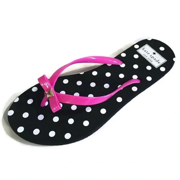 kate spade Shoes New Kate Spade Nadine Polka Polk A Dot Flip Flop Size 7 Poshmark